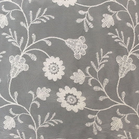 570-LACE EMB 100% NYLON COTTON EMBROIDERED