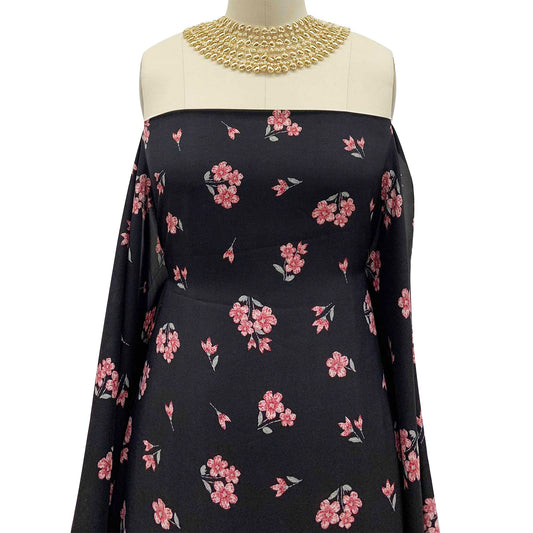 DP-10004-455-BLACK-RED - PRINTED SATIN WASH