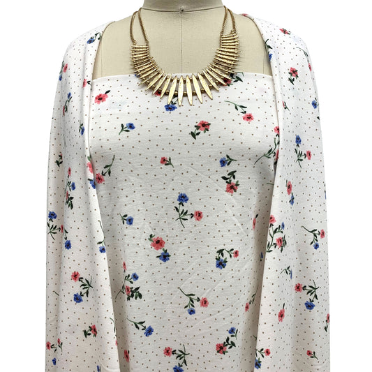 DP-1057-506-OFFWHITE-PERI-PRINTED FRENCH TERRY 63%POLY 33%RAYON 4% SPANDEX