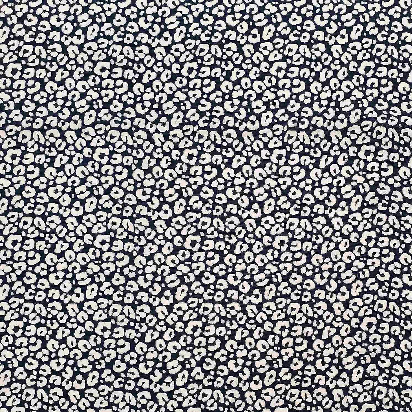 DP-1341-754-NAVY-OFF-WHITE - PRINTED POLY MOROCCAN 100% POLY