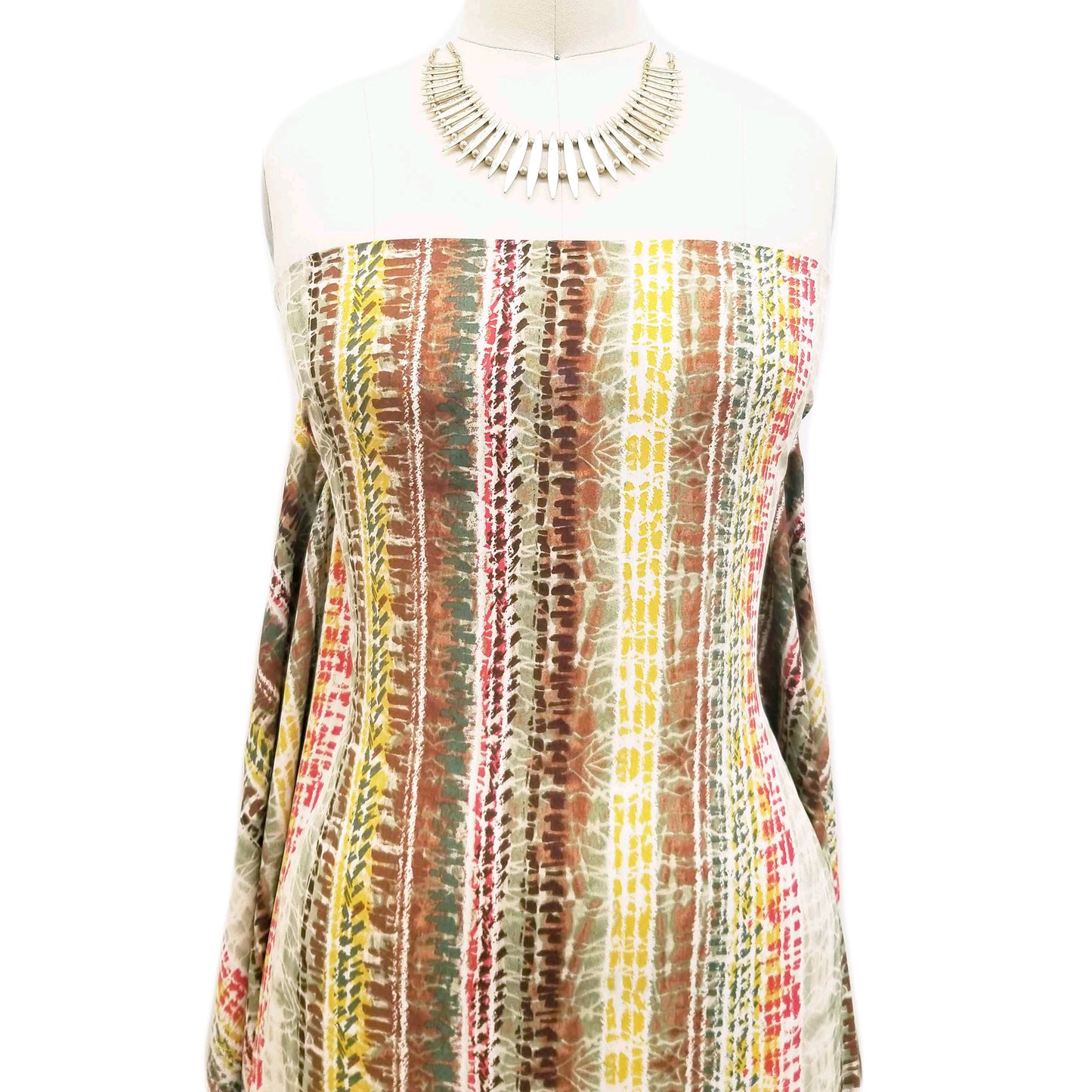 DP-1705-754-OLIVE-MIMOSA - PRINTED POLY MOROCCAN 100% POLY