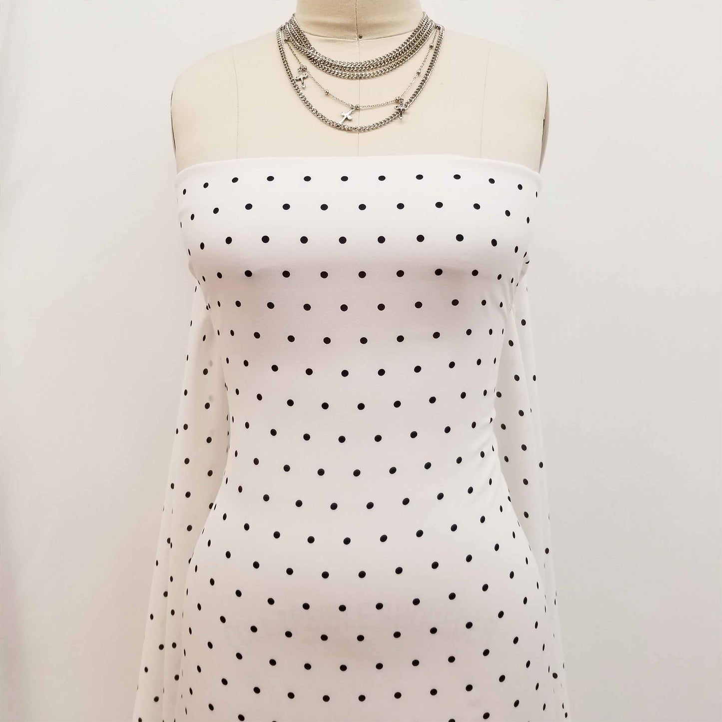 DP-185-504-009-OFF-WHITE-NAVY - PRINTED WOOL DOBBY 100% POLYESTER