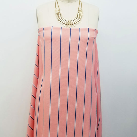 DP-191-586-BLUSH-DENIM - PRINTED CREPE CHIFFON 97% POLY 3% SPANDEX
