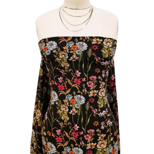 DP-29-502-BLACK-RED - PRINTED 100% POLY CHELSEA CHIFFON