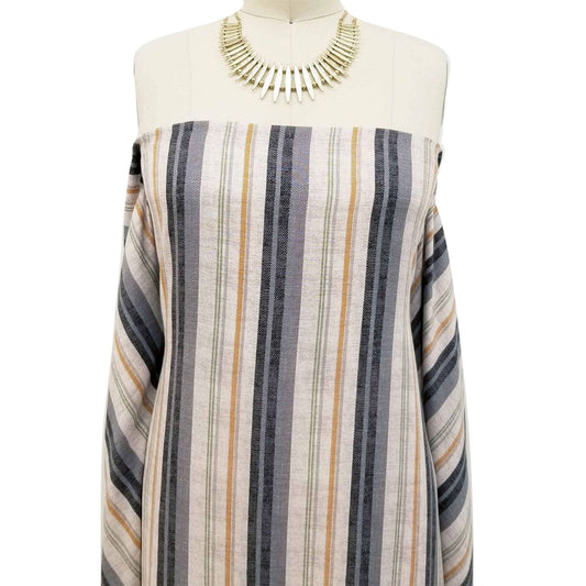 DP-824-698-ECRU-MOSS- PRINTED RAYON CHALLIS 100% RAYON CHALLIS