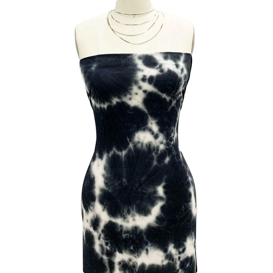 DPT-1501-HVY-RS-BLACK - HAND TIE DYE RSJ 95% RAYON 5% SPANDEX JERSEY