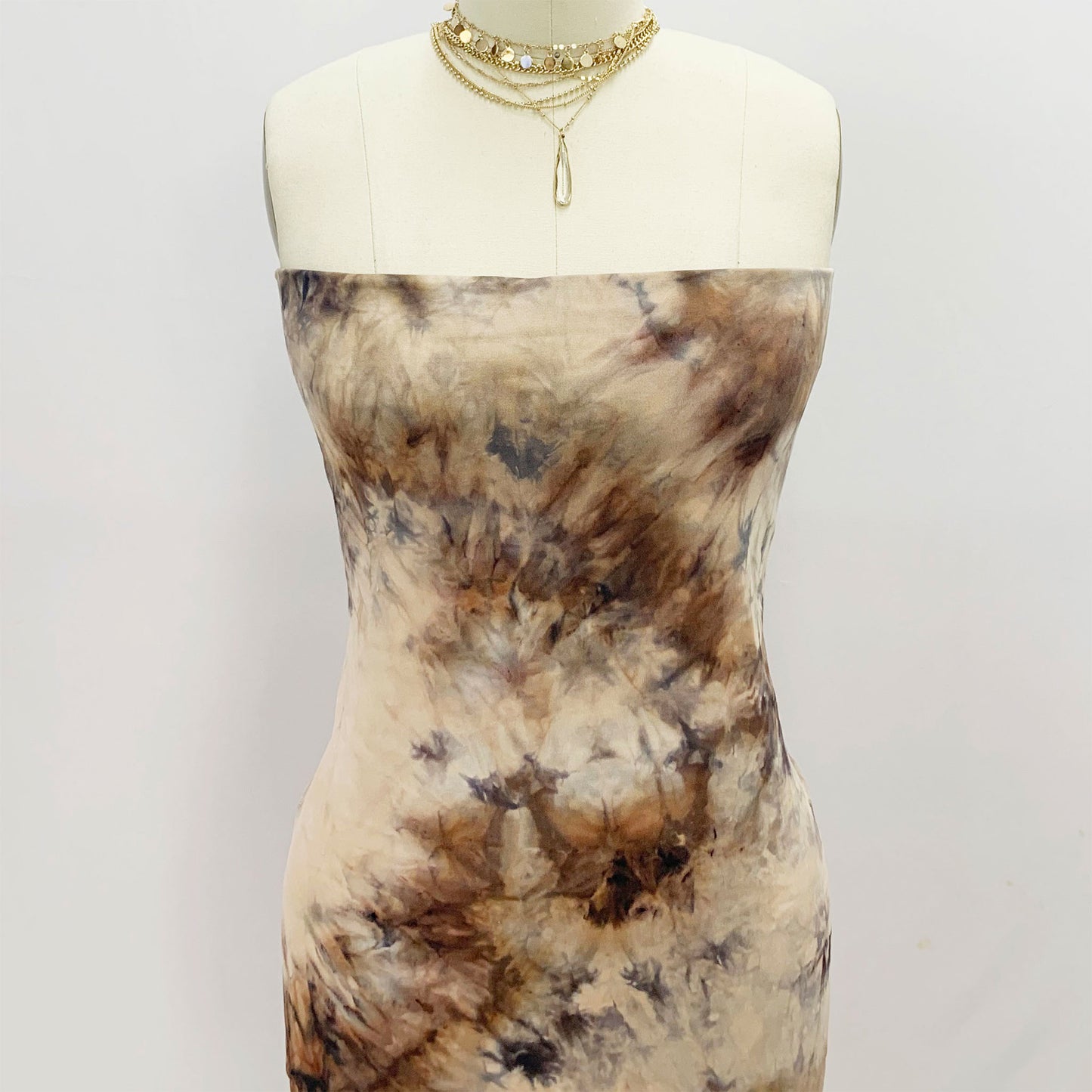 DPT-808-668-BROWN-PALE-ROSE - HAND TIE DYE DTY 92% POLY 8% SPANDEX DTY DOUBLE SIDED BRUSH