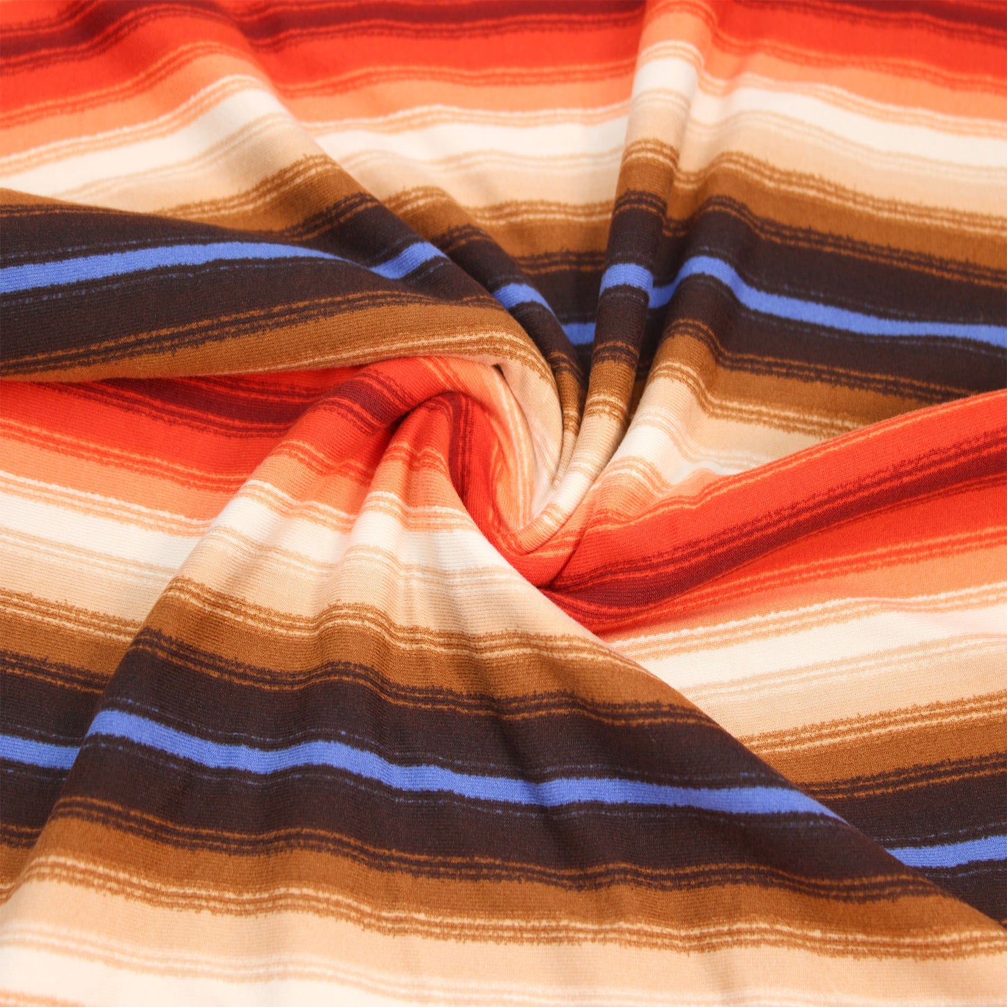 P-1175-668-BROWN-SPICY-ORANGE-BLUE - PRINTED DTY 92% POLY 8% SPANDEX DTY DOUBLE SIDED BRUSH