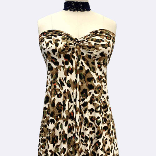 P-118-668-IVORY-CARGO - PRINTED DTY 92% POLY 8% SPANDEX DTY DOUBLE SIDED BRUSH