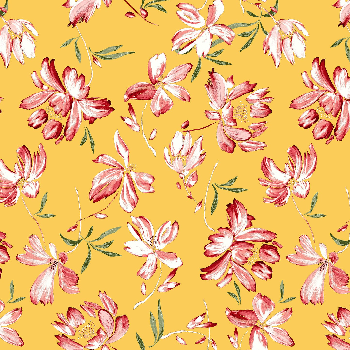 P-119-C-HVY-RSJ-GOLD-GUAVA - PRINT RSJ 95% RAYON 5% SPANDEX JERSEY