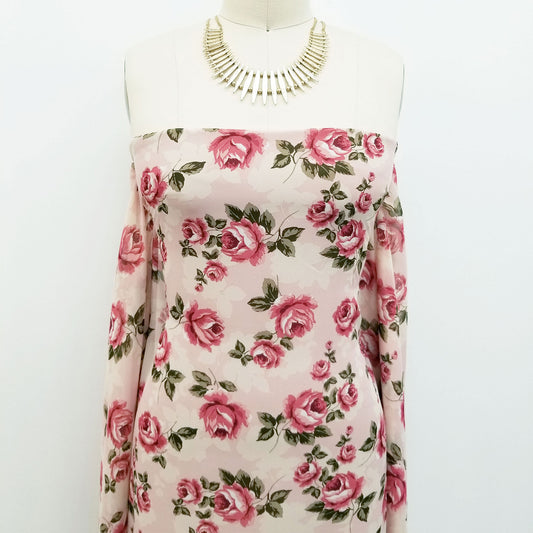 P-133-500-DUSTY-BLUSH-ROSE-GOLD - PRINTED 100% POLYESTER HI MULTI CHIFFON