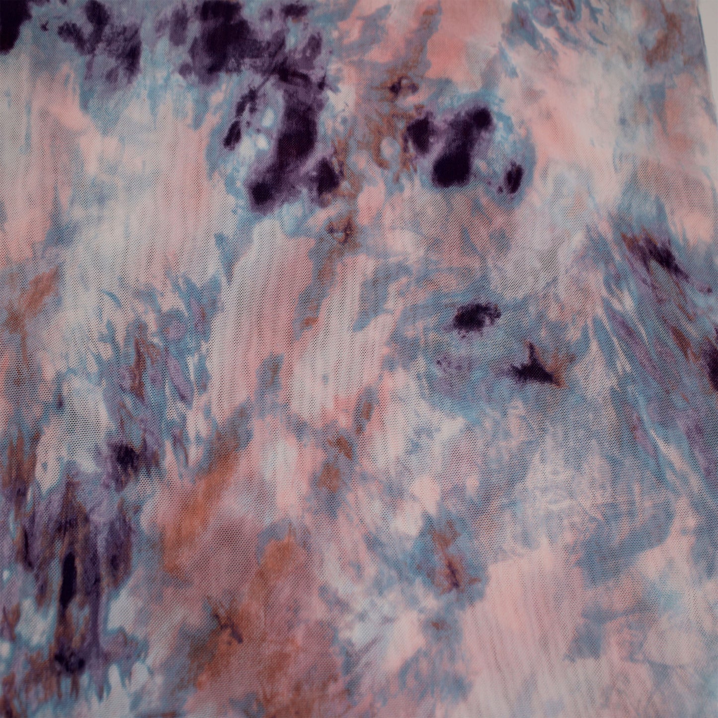 P-1470-453-DUSTY-LILAC-BLUSH - PRINTED POLY POWER MESH 92%POLY 8%SPANDEX