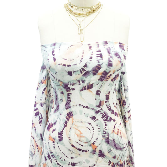 P-1478-636-GRAPEADE-SAGE-PEACH PRINTED CREPON 100% RAYON CREPON