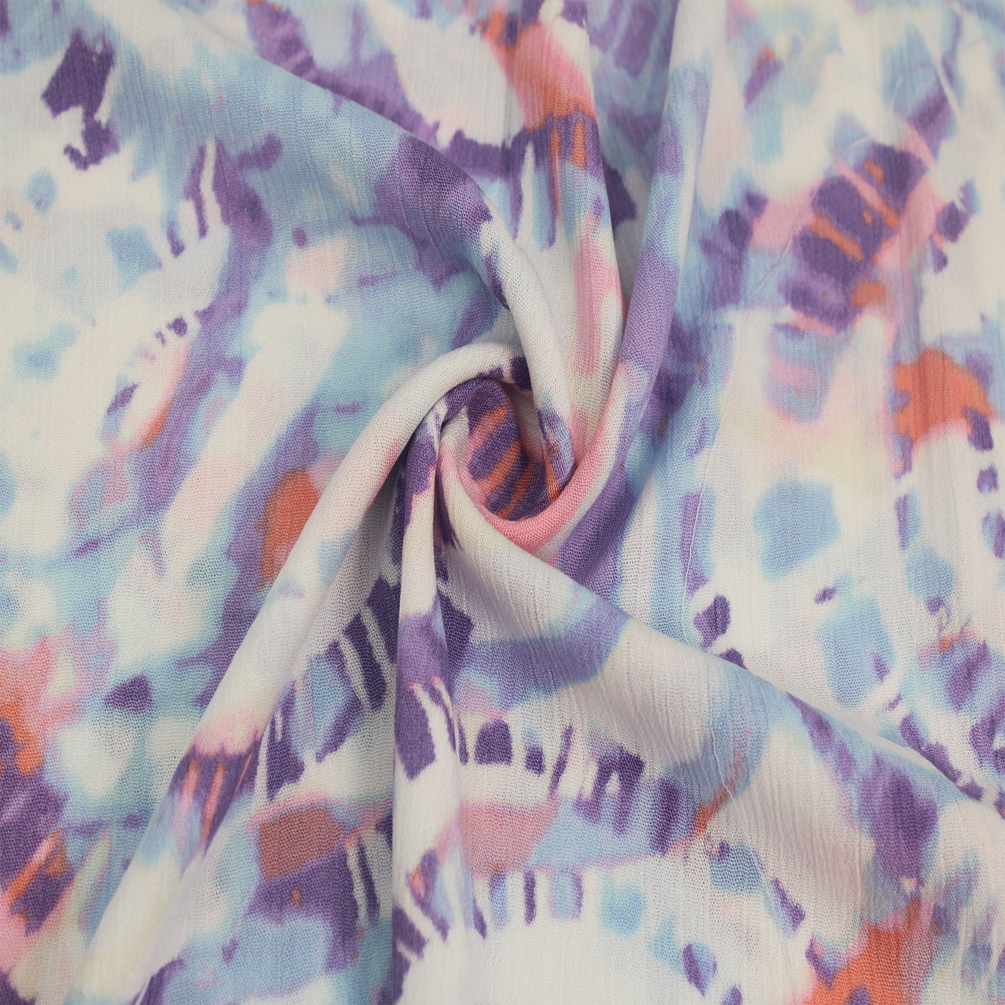 P-1478-636-VIOLA-BLUE-PINK PRINTED CREPON 100% RAYON CREPON