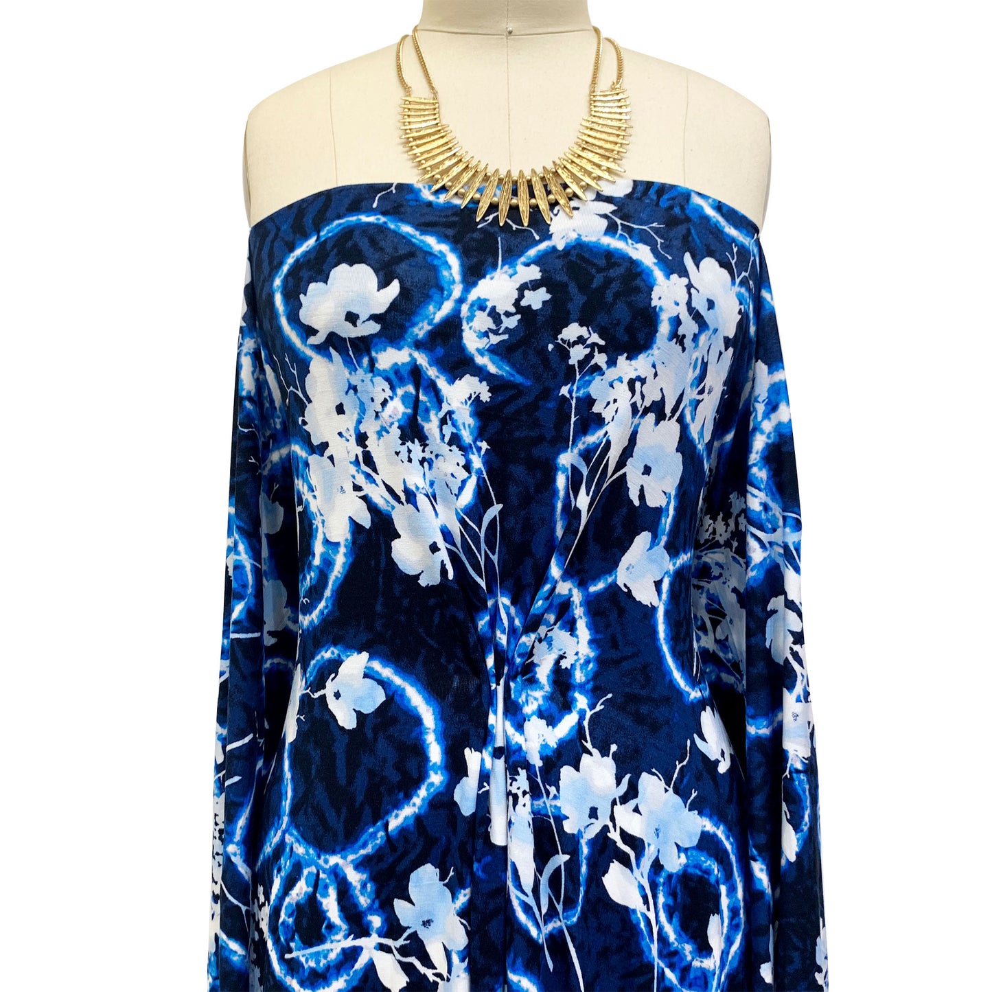 P-1479-HVY-RSJ-NAVY-BLUE - PRINTED TIE DYE RSJ 95% RAYON 5% SPANDEX JERSEY