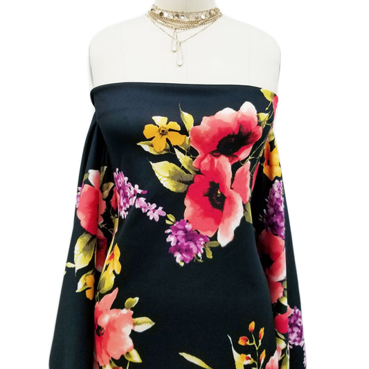 P-162-412-BLACK-GRAPE - PRINTED TECHNO 92% POLY 8% SPANDEX