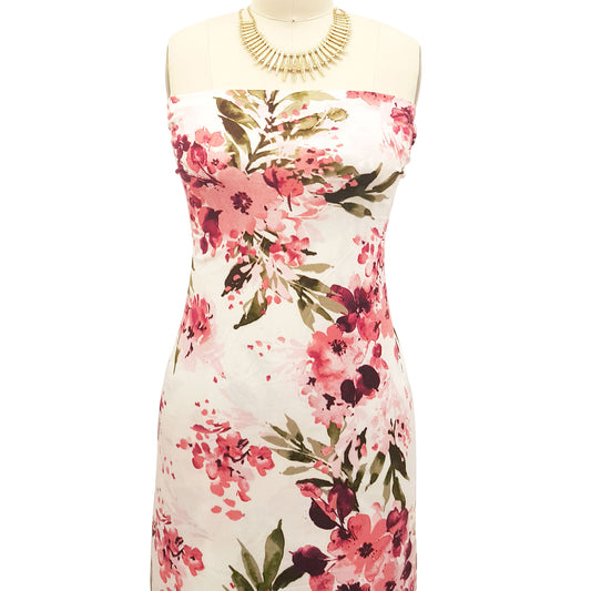 P-165-HVY-RSJ-OFFWHITE-CORAL - PRINT RSJ 95% RAYON 5% SPANDEX JERSEY