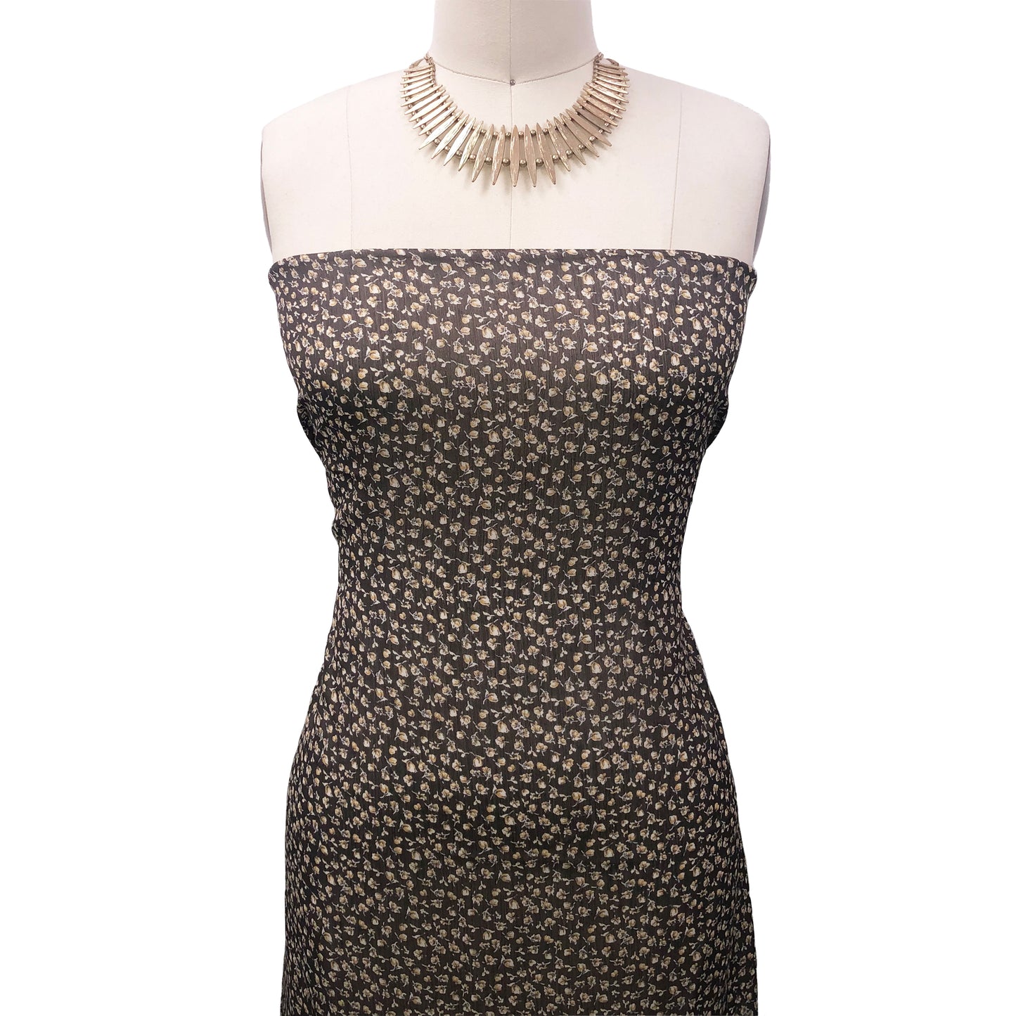 P-1744-816-YOR-CHESTNUT-HONEY-GOLD - PRINTED FANCY YORYU 100% POLYESTER