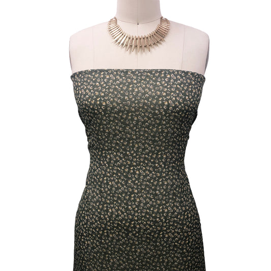 P-1744-816-YOR-DEEP-FOREST-OAK-BUFF - PRINTED FANCY YORYU 100% POLYESTER