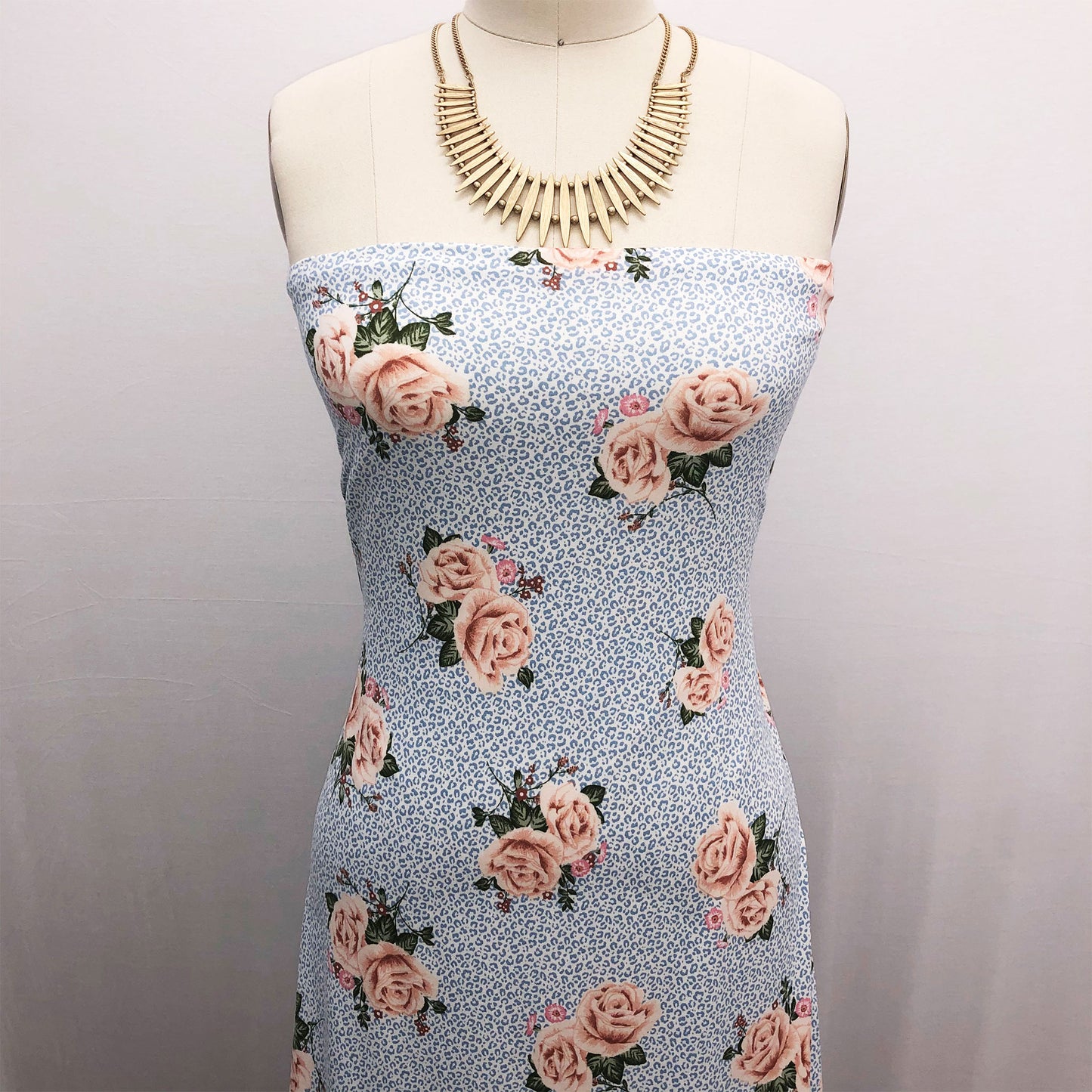 P-1763-668-BLUE-ROSE-GOLD - PRINTED DTY 92% POLY 8% SPANDEX DTY DOUBLE SIDED BRUSH