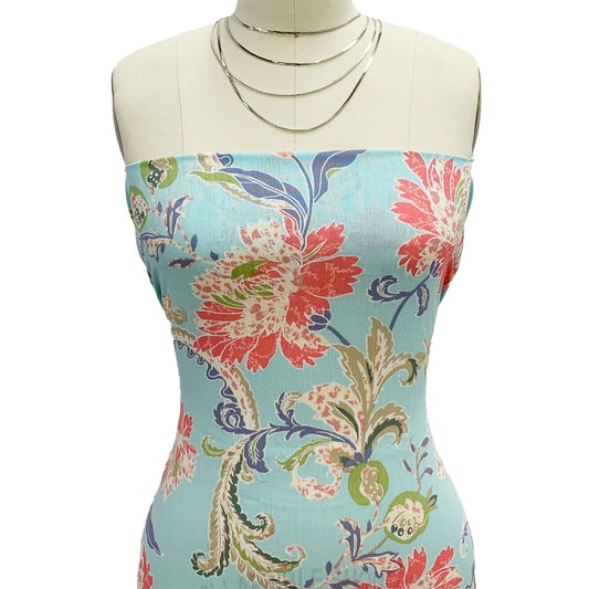 P-1800-636-MINT-GUAVA PRINTED CREPON 100% RAYON CREPON