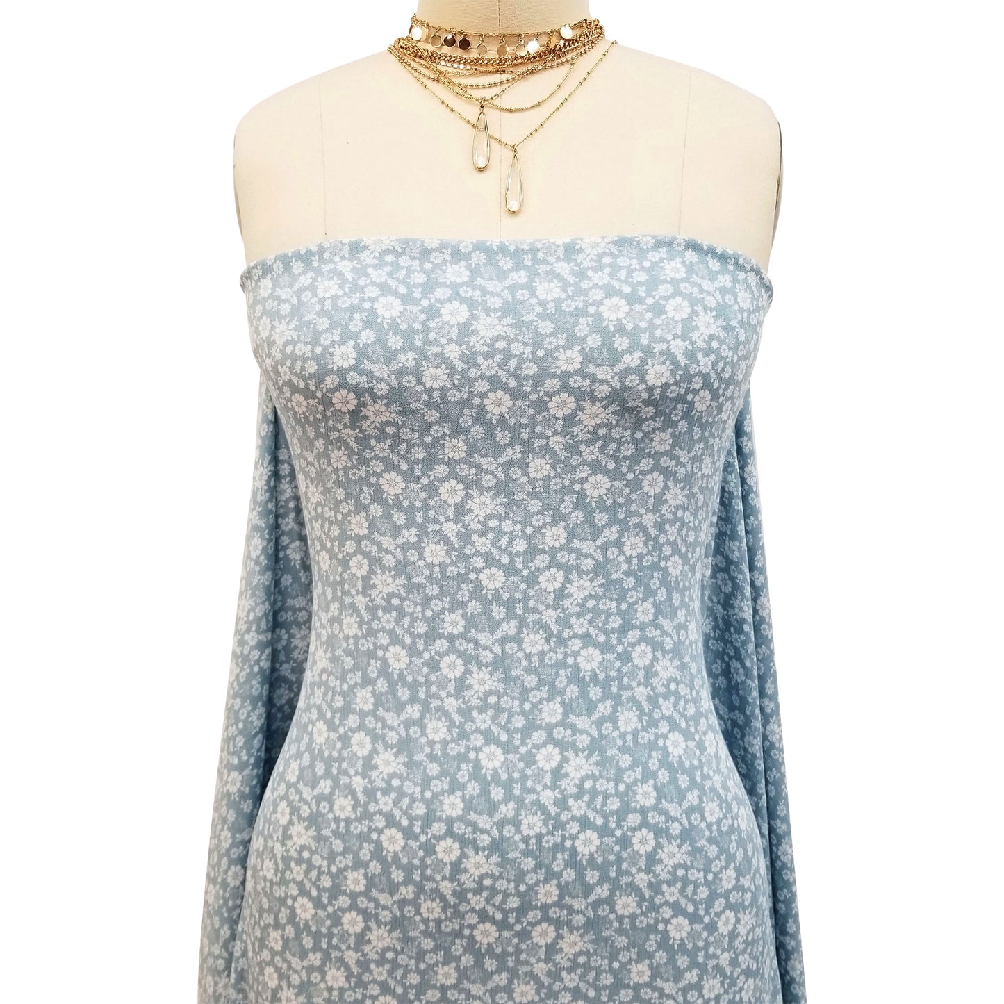 P-1829-636-EGGSHELL-OFF-WHITE - PRINTED CREPON 100% RAYON CREPON