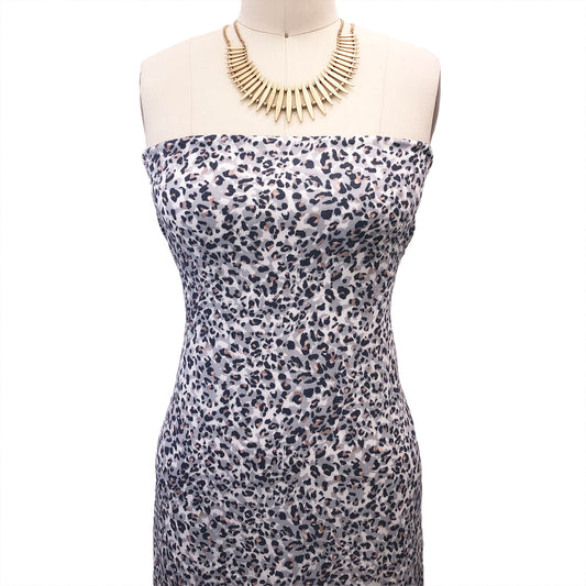 P-1842-636-SILVER-CHARCOAL PRINTED CREPON 100% RAYON CREPON