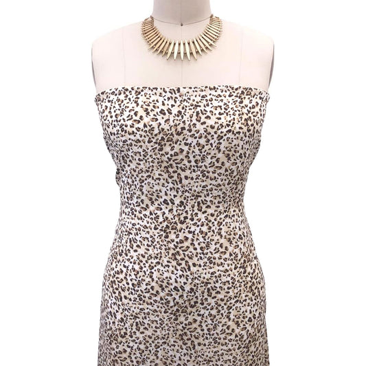 P-1843-504-TAN-LATTE - PRINTED WOOL DOBBY 100% POLYESTER