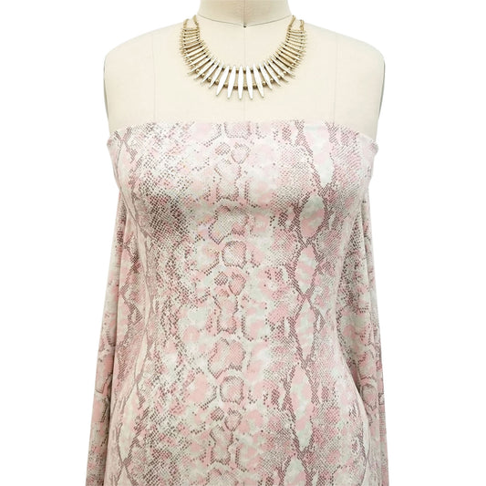 P-1858-668-MOCHA-PINK - PRINTED DTY 92% POLY 8% SPANDEX DTY DOUBLE SIDED BRUSH