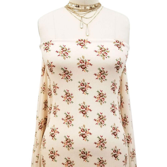 P-1873-636-PEARL-GARNET PRINTED CREPON 100% RAYON CREPON