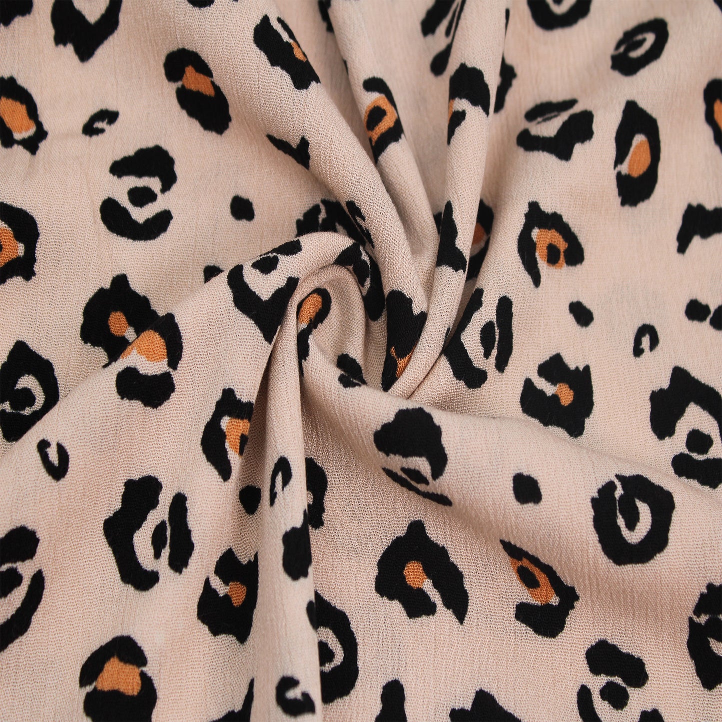 P-1880-636-CAMEL-HAZEL PRINTED CREPON 100% RAYON CREPON