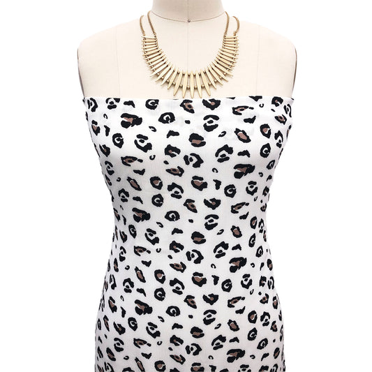 P-1880-636-OFF-WHITE-MOCHA PRINTED CREPON 100% RAYON CREPON