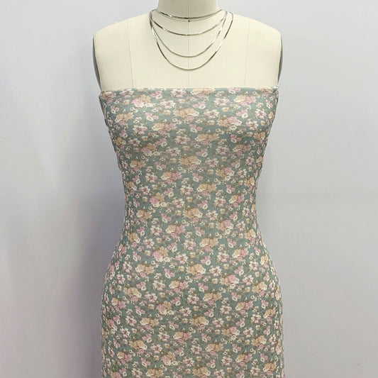 P-1892-453-SAGE-PINK - PRINTED POLY POWER MESH 92%POLY 8%SPANDEX