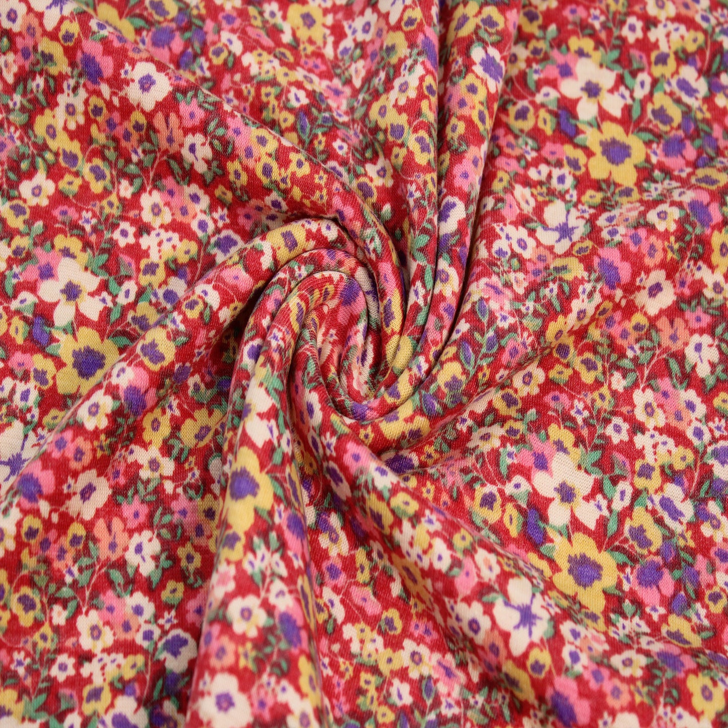 P-1894-400-RED-GOLD - PRINTED PRS 87% POLY 10% RAYON 3% SPANDEX