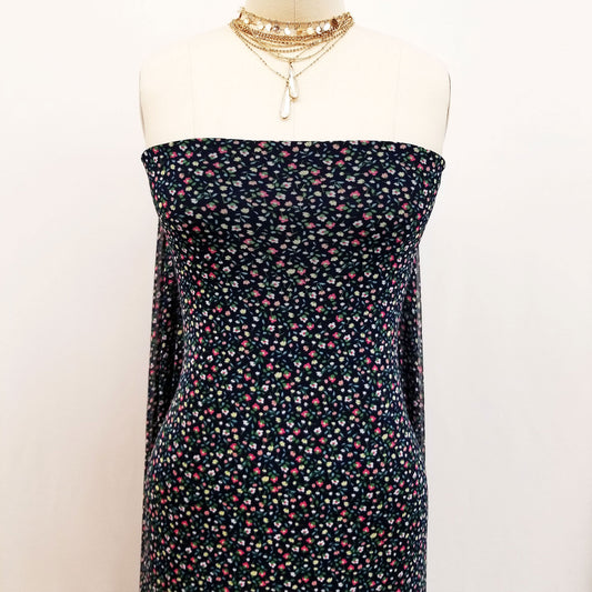 P-1898-453-NAVY-FUCHSIA - PRINTED POLY POWER MESH 92%POLY 8%SPANDEX