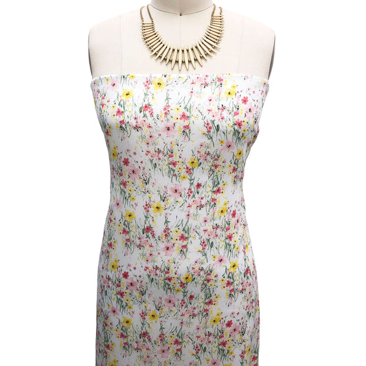 P-1902-504-OFF-WHITE-BLUSH - PRINTED WOOL DOBBY 100% POLYESTER