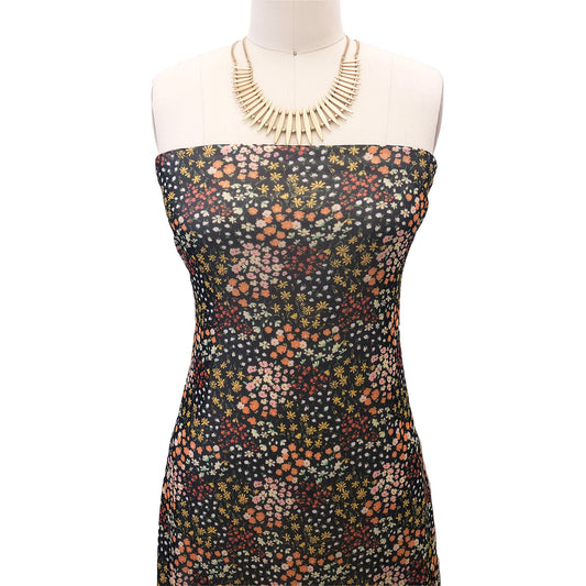 P-1912-453-BLACK-RED - PRINTED POLY POWER MESH 92%POLY 8%SPANDEX