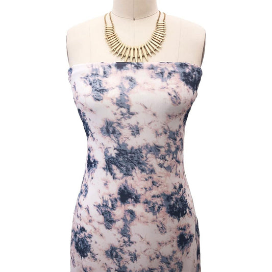 P-1924-453-OFF-WHITE-BLUSH - PRINTED POLY POWER MESH 92%POLY 8%SPANDEX