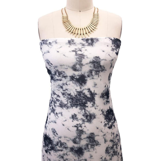 P-1924-453-OFF-WHITE-GREY - PRINTED POLY POWER MESH 92%POLY 8%SPANDEX