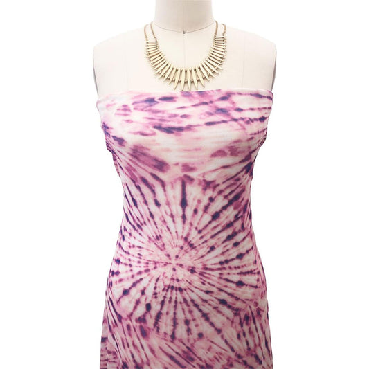 P-1925-453-BLUSH-PINK - PRINTED POLY POWER MESH 92%POLY 8%SPANDEX