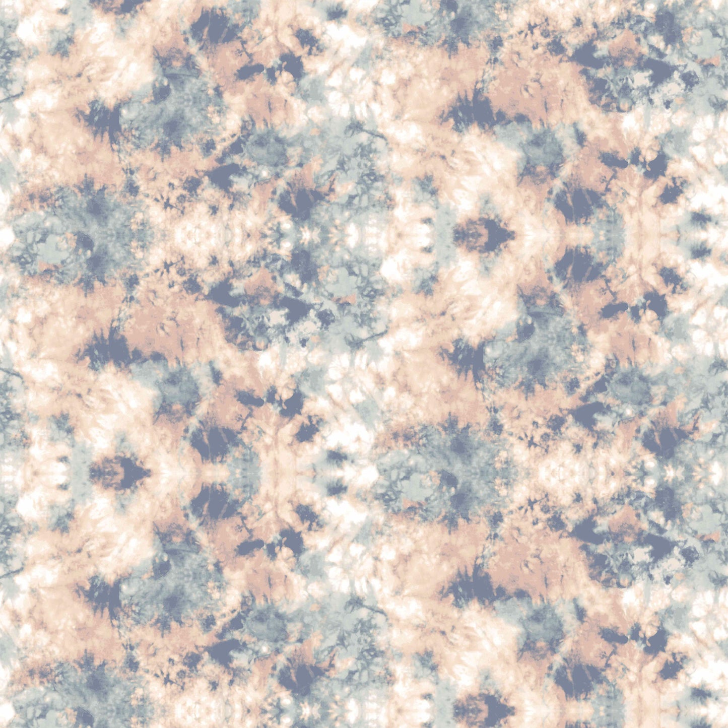 P-1928-776-SAGE-PALE-PEACH - PRINTED TIE DYE WAFFLE NON-BRUSHED 96% POLY 4% SPANDEX
