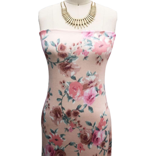 P-1950-HVY-RSJ-BLUSH-CORAL - PRINT RSJ 95% RAYON 5% SPANDEX JERSEY