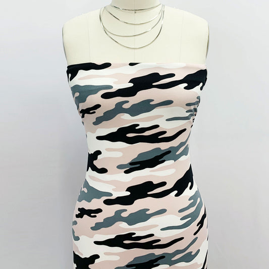 P-197-668-BABY-PINK-GREY - PRINTED DTY 92% POLY 8% SPANDEX DTY DOUBLE SIDED BRUSH