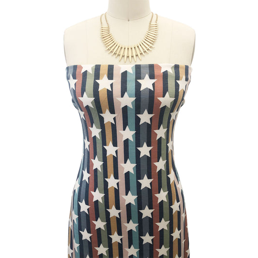 P-2094-506-NAVY-AQUA-PRINTED FRENCH TERRY 63%POLY 33%RAYON 4% SPANDEX