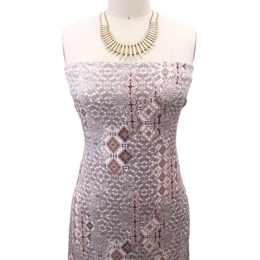 P-2114-636-CAMEL-SAGE PRINTED CREPON 100% RAYON CREPON