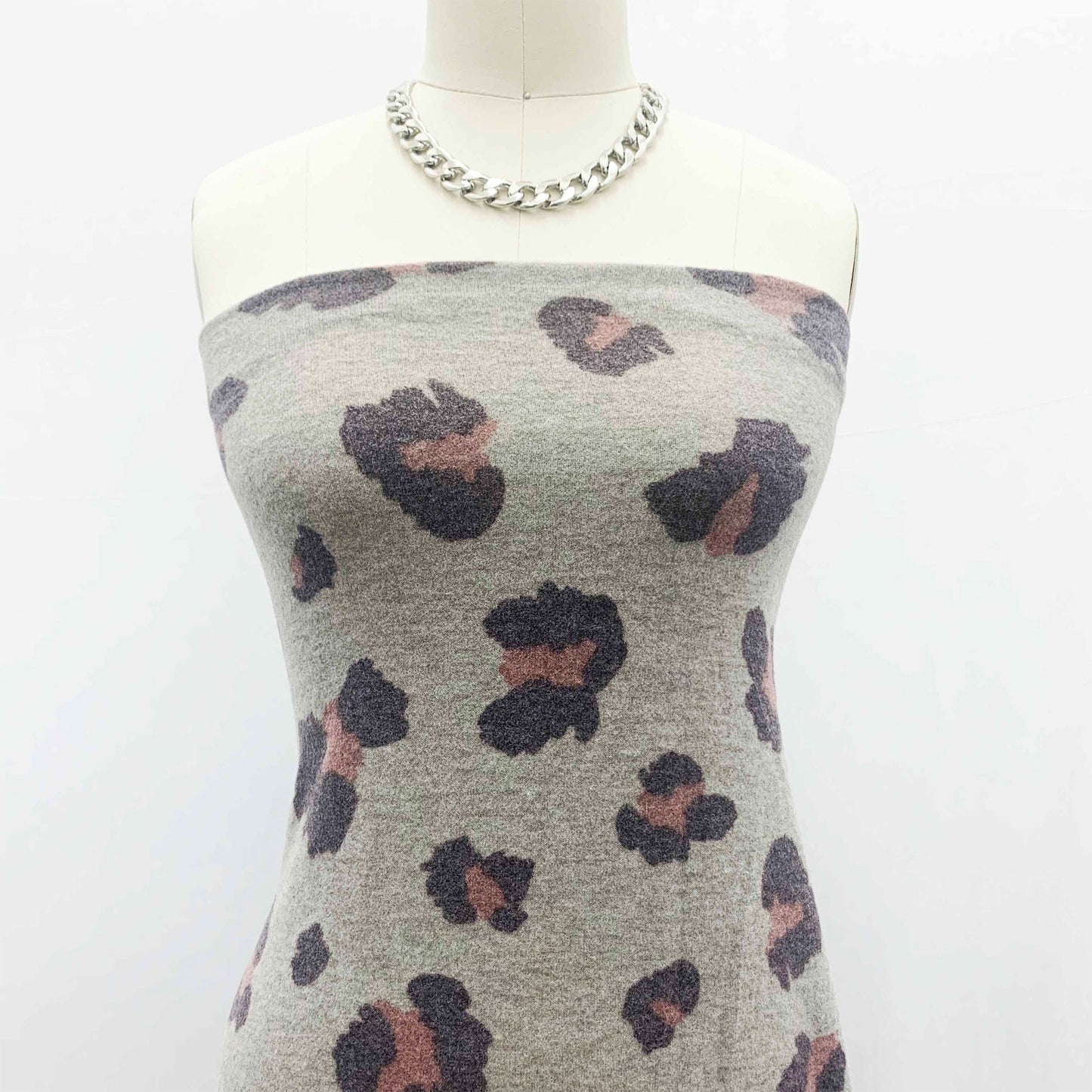 P-2120-495-HC-CHAMPAGNE-DUSTY-ROSE - PRINTED HACCI BRUSHED 79% POLY 18% RAYON 3% SPANDEX