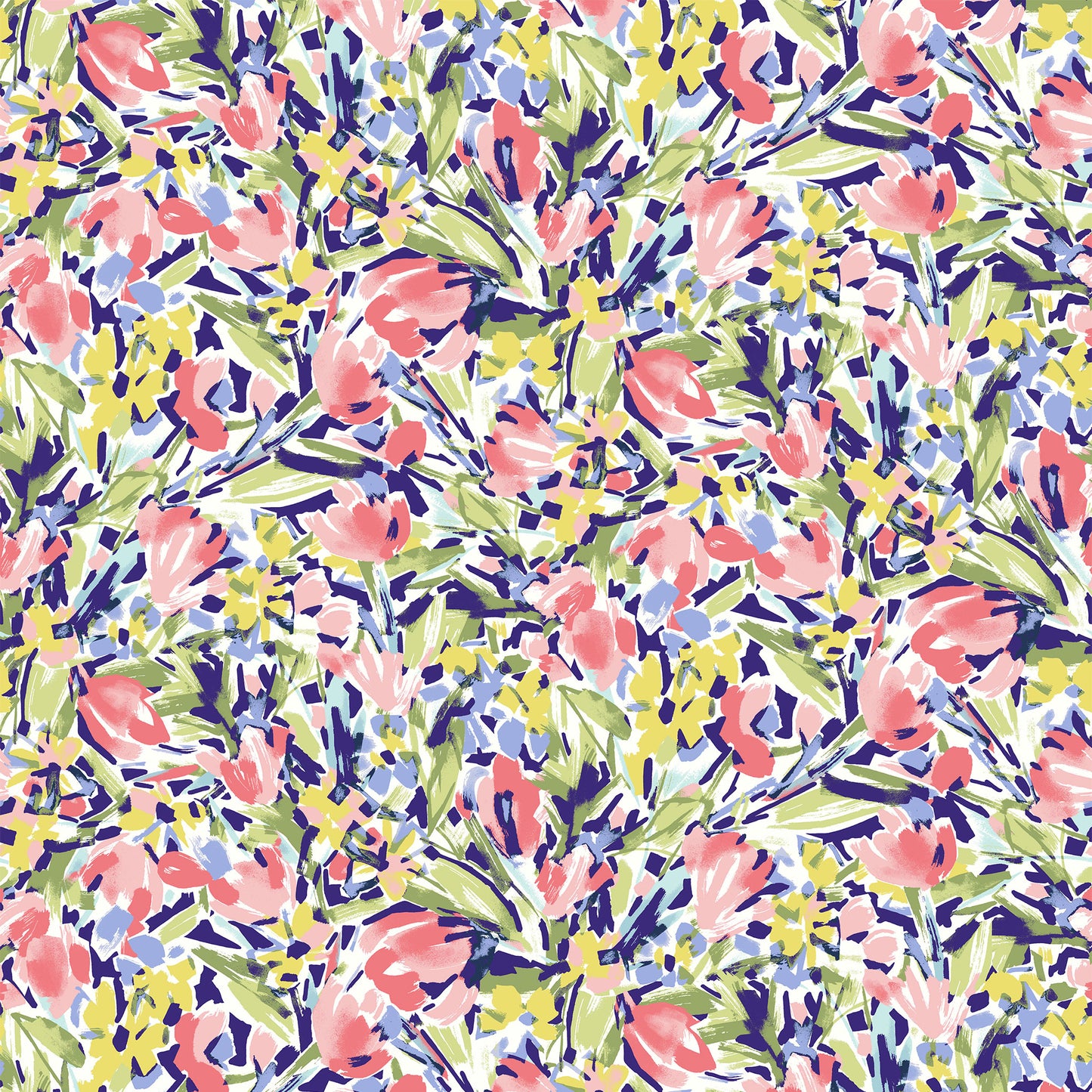 P-2155-450-OFF-WHITE-CORAL-GREEN - PRINTED ITY 96% POLY 4% SPANDEX