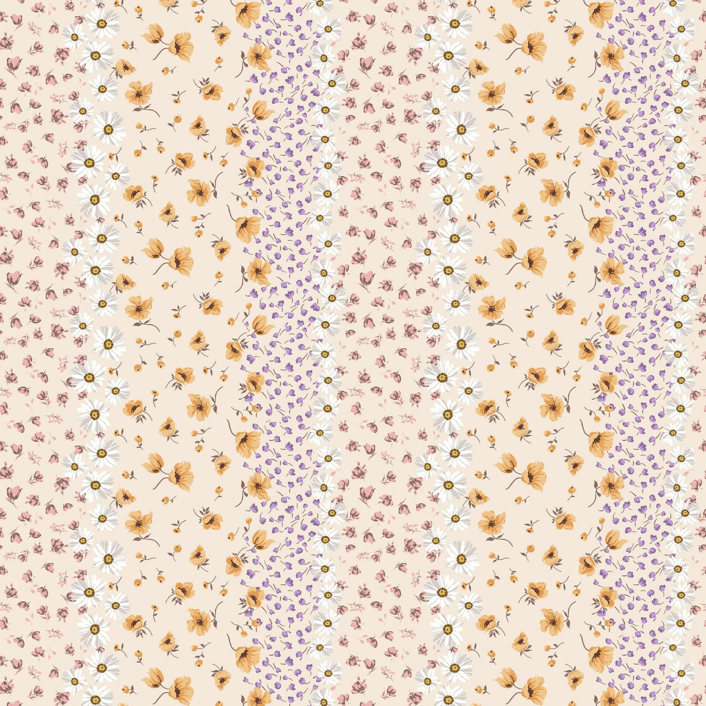 P-2399-504-PEARL-MANGO - PRINTED WOOL DOBBY 100% POLYESTER