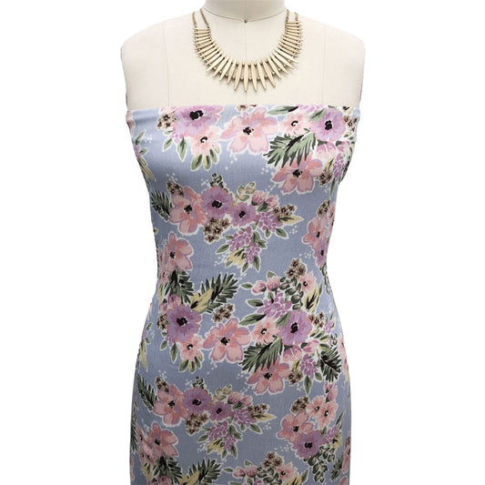 P-2402-636-GRAYISH-BLUE-LILAC PRINTED CREPON 100% RAYON CREPON