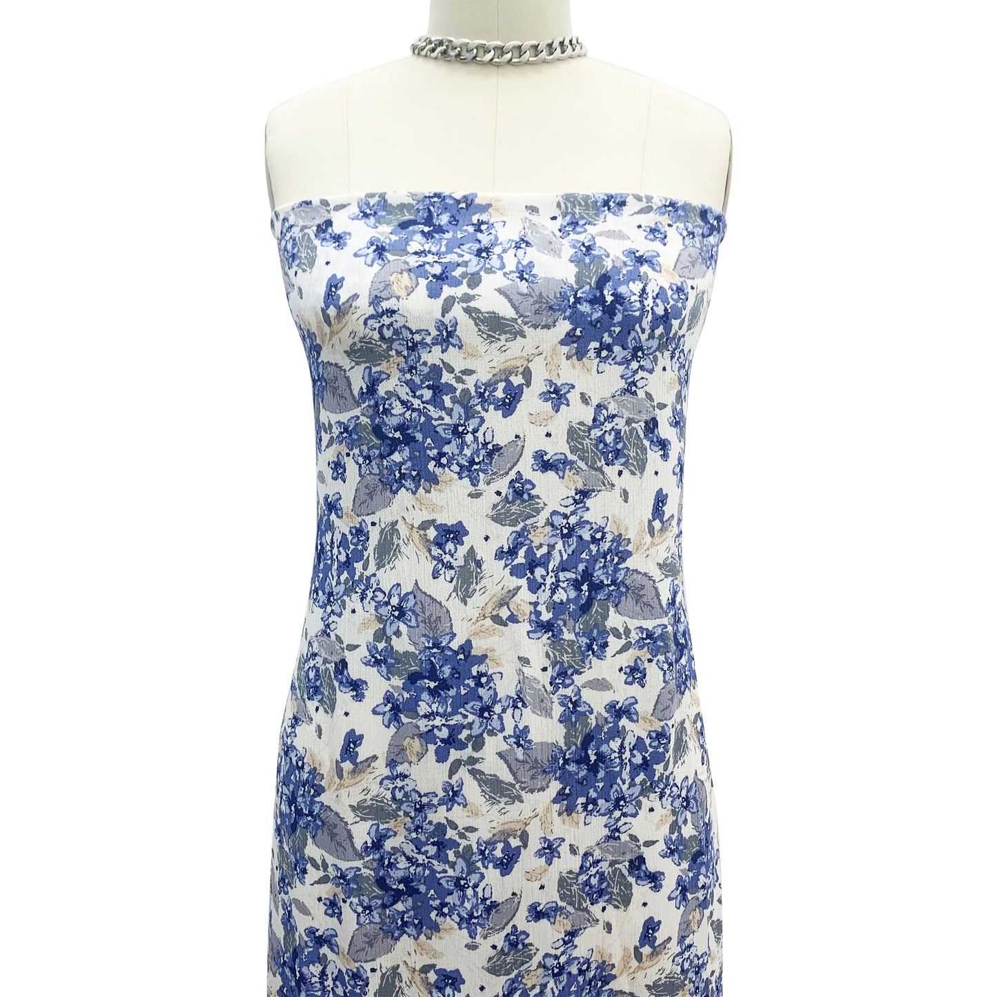 P-2415-636-OFF-WHITE-BLUE - PRINTED CREPON 100% RAYON CREPON